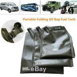 5L Portable Motorcycle Car Gasoline Soft Oil Bag Spare Oil Storage Tank