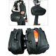 1 Pair 36-58l Motorcycle Saddle Bags Luggage Helmet Tank Bags With Rain Cover