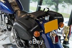 1 Pair 36-58L Motorcycle Saddle Bags Waterproof Helmet Tank Bags WithRain Cover