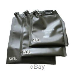 10L 20L 30L Fold Oil Bag Spare Gas Fuel Tank Jerry Can Container Car Motorcycle