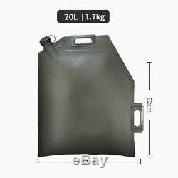 10L 20L 30L Folding Oil Bag Spare Gas Fuel Tank Jerry Can Car SUV Motorcycle ATV