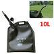 10l Folding Oil Bag Spare Gas Fuel Tank Jerry Can Container Auto Car Motorcycle