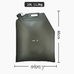 10L Folding Oil Bag Spare Gas Fuel Tank Jerry Can Container Auto Car Motorcycle