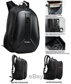 1X Large Capacity Motorcycle Tank Bag Bike Backpack Helmet Bag Computer Bag