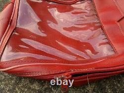 2 x Red Baglux Bagster Motorcycle Tank Bags & Rain Cover