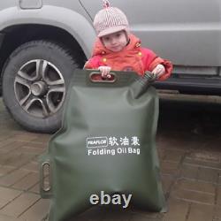 20L Portable Car Motorcycle Soft Oil Bag Cans Spare Oil Fuel Tank Gasoline Can