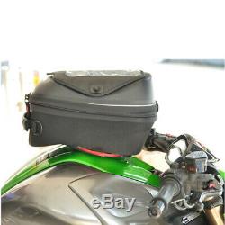 23L Black Motorcycle Fuel Tank Bag Hard Shell Shoulder Bag Backpack Accessories