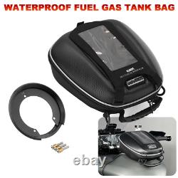 3.8L Waterproof Storage Luggage Fuel Gas Tank Bag Flange For YAMAHA FZ-09 FJ-09