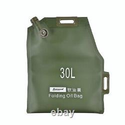 30L Portable Car Motorcycle Soft Oil Bag Cans Spare Oil Fuel Tank Gasoline Can