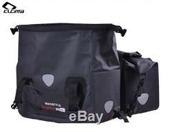 50L Motorcycle Tail Bag Tank Bag Waterproof Motorbike SaddleBag Travel Luggage