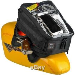 Biltwell 3002-01 EXFIL-11 Black / Orange Tank Bag for Motorcycle Luggage Travel