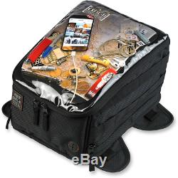 Biltwell Black Exfil-11 Magnetic Universal Motorcycle Fuel Zipper Tank Bag