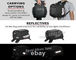 Black Fly Tank Bag Fit For Royal Enfield Universal Motorcycle