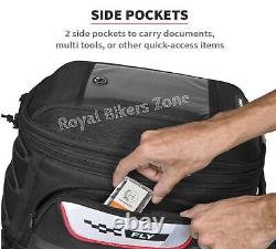 Black Fly Tank Bag Fit For Royal Enfield Universal Motorcycle