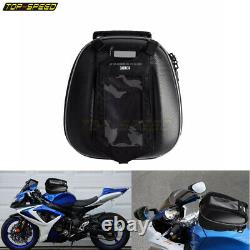 Black Motorcycle Oil Fuel Tank Bag For SUZUKI GSX-R GSX-S 600 750 1000 1000F GSF