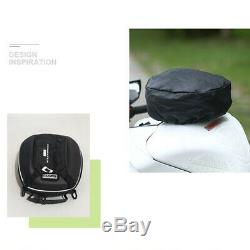 Black Motorcycle Release Buckle Fuel Tank Bag Hard Shell Shoulder Bag Backpack