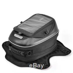 Black Motorcycle Tank Bag Magnetic Oil Fuel Tank Bags Waterproof Bag For Honda
