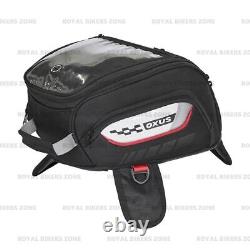 Black Viaterra Oxus Magnet Tank Bag 13L Fit For Royal Enfield All Motorcycle