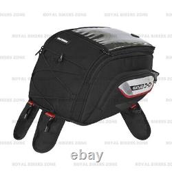 Black Viaterra Oxus Magnet Tank Bag 13L Fit For Royal Enfield All Motorcycle