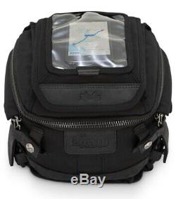 Burly Voyager Tank Tail Bag UV Treated Canvas Harley Motorcycles Custom Black