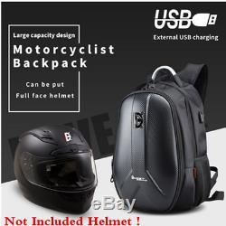 Car Motorcycle Backpack Tank Bag Carbon Fiber Helmet Travel Luggage Computer Bag