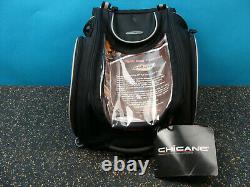 Chicane Canyon 19 liter motorcycle tank bag black reflective Universal Fit