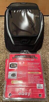 Cortech Dryver Med Gas Cap Mounted Tank Bag with Mount Motorcycle Luggage