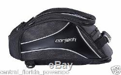 Cortech Super 2.0 12L Motorcycle Magnetic Black Tank Bag GSXR HAYABUSA
