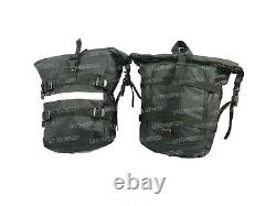 D1 Top Frame Tank Side Luggage Bag For Royal Enfield Himalayan 411cc Black
