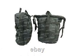 D1 Top Frame Tank Side Luggage Bag For Royal Enfield Himalayan 411cc Black