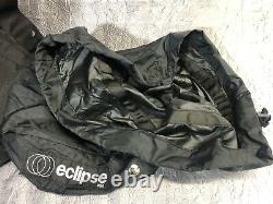 Eclipse Motorcycle Expandable Tank Bag VINTAGE Black