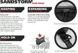 Enduristan Sandstorm 4E Enduro Tank Bag, Dual Sport Motorcycles, Black, LUTA-005