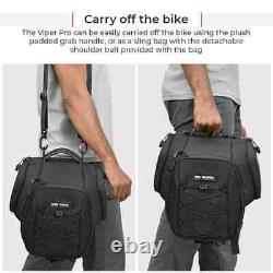 Fit For Universal Motorcycle Viaterra Viper Pro Black Tank Bag