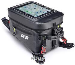 GIVI 20 Liter Gravel-T Waterproof Motorcycle Tankbag with Phone/GPS Pocket GRT715