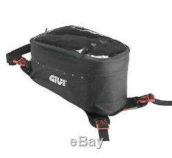 GIVI Motorcycle ATV Dirt Bike Waterproof Strap-On Tank Bag with Map Cell Pocket