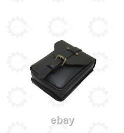 Genuine Leather Magnetic Universal Black Tank Bag for All Type Of Motorcycle