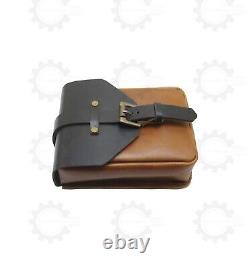Genuine Leather Magnetic Universal Tank Bag Fit for Royal Enfield Motorcycle