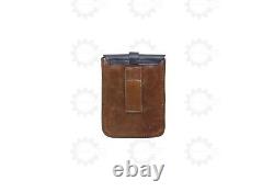 Genuine Leather Magnetic Universal Tank Bag Fit for Royal Enfield Motorcycle