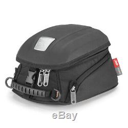 Givi MT505 5 Litre Motorcycle Motorbike Tank Bag & BF03 Tank Ring Flange- Black