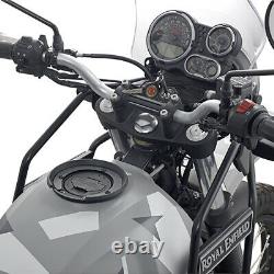 Givi MT505 5 Litre Motorcycle Motorbike Tank Bag & BF39 Tank Ring Flange- Black