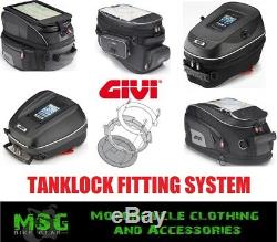 Givi Motorcycle Tanklock System Tank Bags XS306, XS307, XS308, 3D603, 3D604