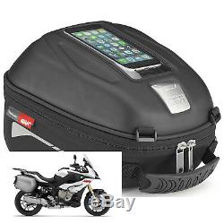 Givi ST602 Motorbike Motorcycle Touring Tanklock Bag 4L Tank Bag w Rain Cover