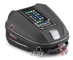 Givi ST611 Tanklock Motorcycle Tank Bag With Phone Holder 6 ltr Quick Release