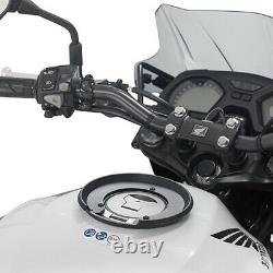 Givi XS307 15 Litre Motorbike Motorcycle Tank Bag & BF30 Ring Flange Black