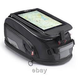 Givi XS307 Tanklock Tank Bag 15L Expandable with iPad, Phone, GPS, Map Holder