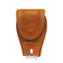 Indian Motorcycle Genuine Leather Tank Pouch Desert Tan 2880142-05