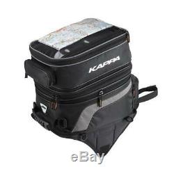 KAPPA LH201 Motorcycle Dual Expandable Magnetic Tank Bag 30L 40L
