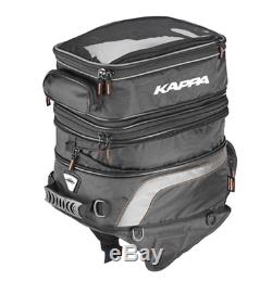 Kappa LH201 Motorcycle Motorbike Magnetic Tank Bag, Expandable 30 to 40 ltr