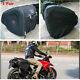 Large Capacity Motorcycle Saddle Bags Luggage Pannier Helmet Tank Bag+rain Cover