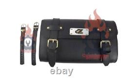 Leather Saddle Bag with Tank bag Combo Fit For Royal Enfield New Classic 350